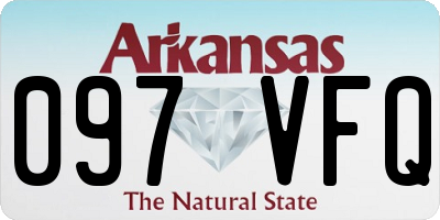 AR license plate 097VFQ