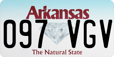 AR license plate 097VGV