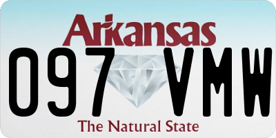 AR license plate 097VMW