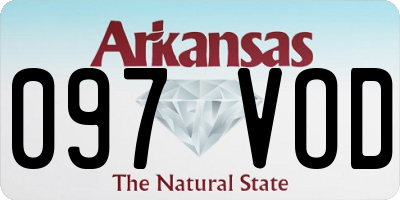 AR license plate 097VOD