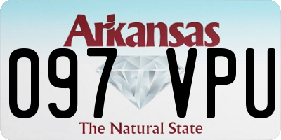 AR license plate 097VPU