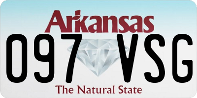AR license plate 097VSG