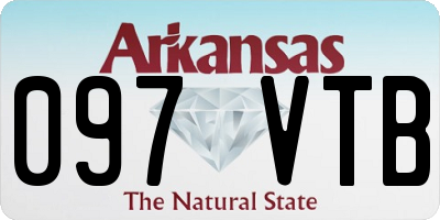 AR license plate 097VTB
