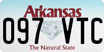 AR license plate 097VTC