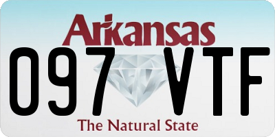 AR license plate 097VTF
