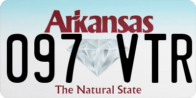 AR license plate 097VTR