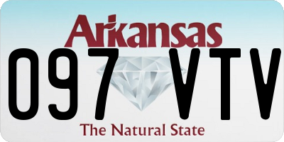 AR license plate 097VTV