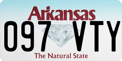 AR license plate 097VTY