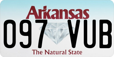 AR license plate 097VUB