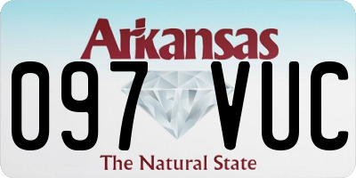 AR license plate 097VUC