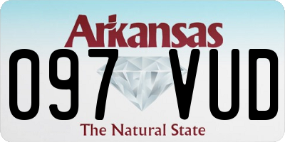 AR license plate 097VUD