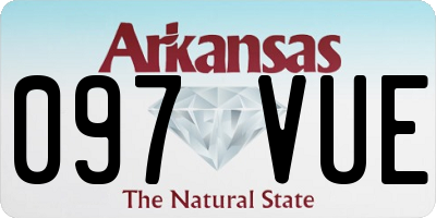 AR license plate 097VUE