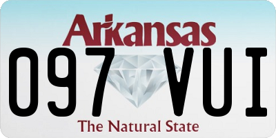 AR license plate 097VUI