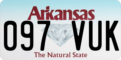 AR license plate 097VUK