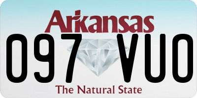 AR license plate 097VUO
