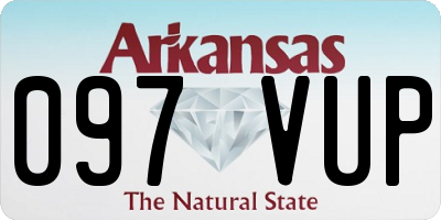 AR license plate 097VUP