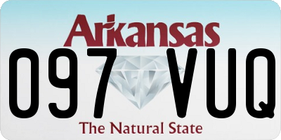 AR license plate 097VUQ