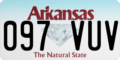 AR license plate 097VUV