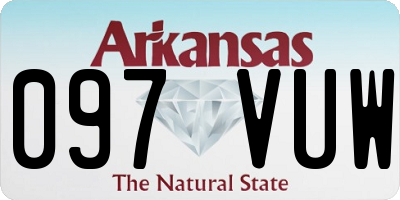AR license plate 097VUW