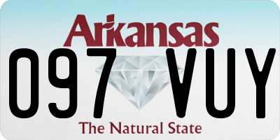 AR license plate 097VUY