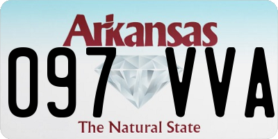 AR license plate 097VVA