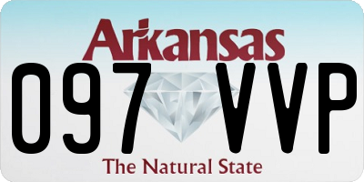 AR license plate 097VVP