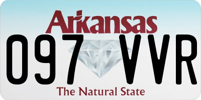 AR license plate 097VVR