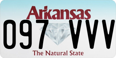 AR license plate 097VVV