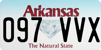 AR license plate 097VVX