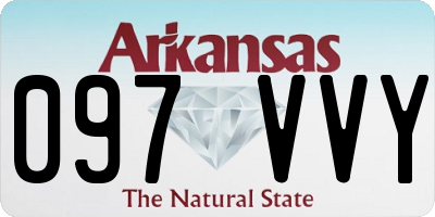 AR license plate 097VVY