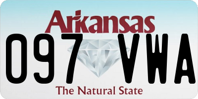 AR license plate 097VWA