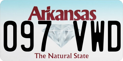 AR license plate 097VWD