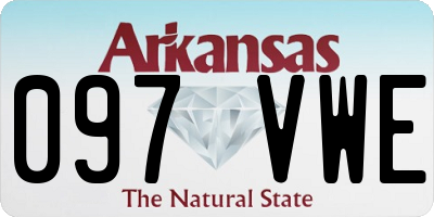 AR license plate 097VWE