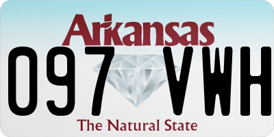 AR license plate 097VWH