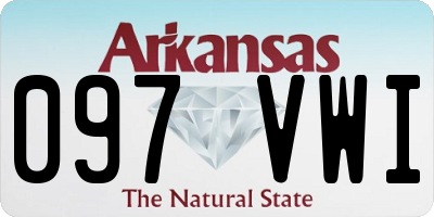 AR license plate 097VWI