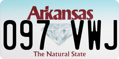 AR license plate 097VWJ