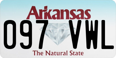 AR license plate 097VWL
