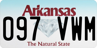 AR license plate 097VWM