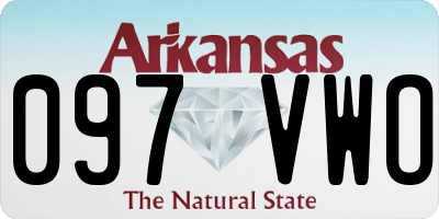 AR license plate 097VWO