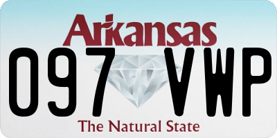 AR license plate 097VWP