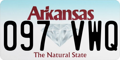AR license plate 097VWQ