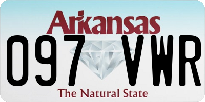 AR license plate 097VWR