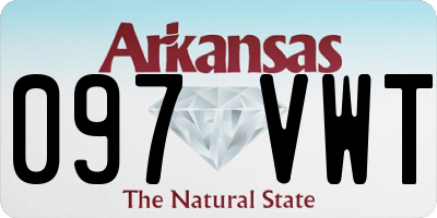 AR license plate 097VWT