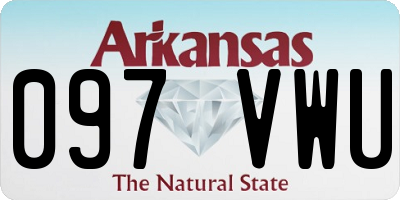 AR license plate 097VWU