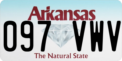 AR license plate 097VWV