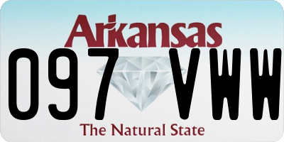 AR license plate 097VWW
