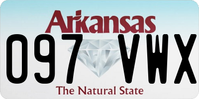 AR license plate 097VWX