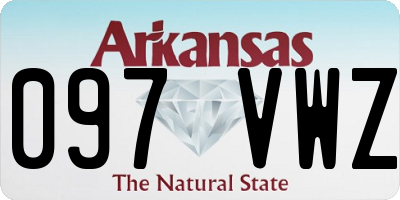 AR license plate 097VWZ