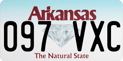 AR license plate 097VXC