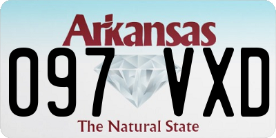 AR license plate 097VXD